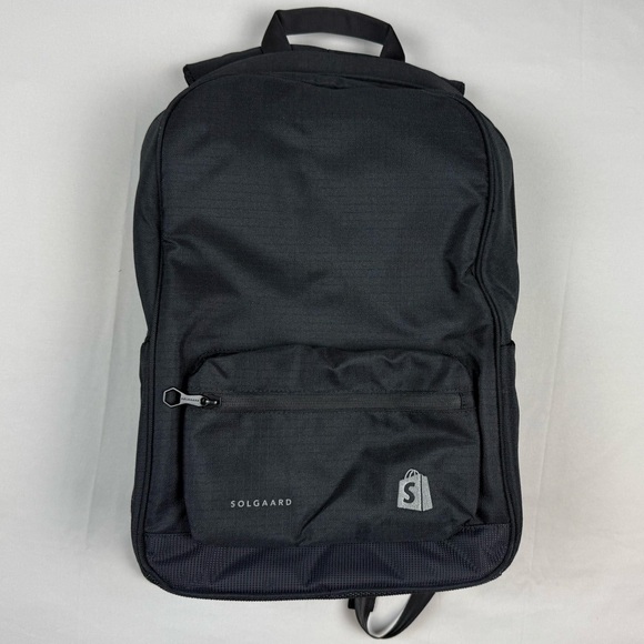 Solgaard Shore Tex Day Pack Backpack Black Ripstop Lightweight Laptop Section - Picture 1 of 10